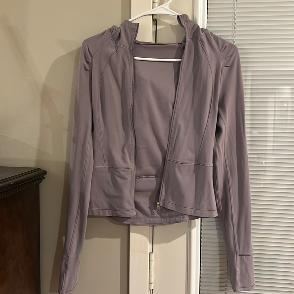 Purple lululemon cropped jacket